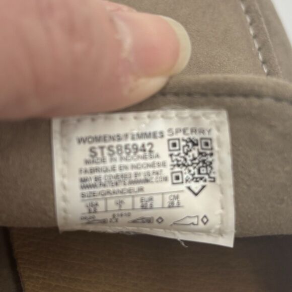 SPERRY WOMEN'S FAIRPOINT TAUPE SUEDE LOAFER SIZE: 9.5 Comfortable Stylish - Picture 8 of 8